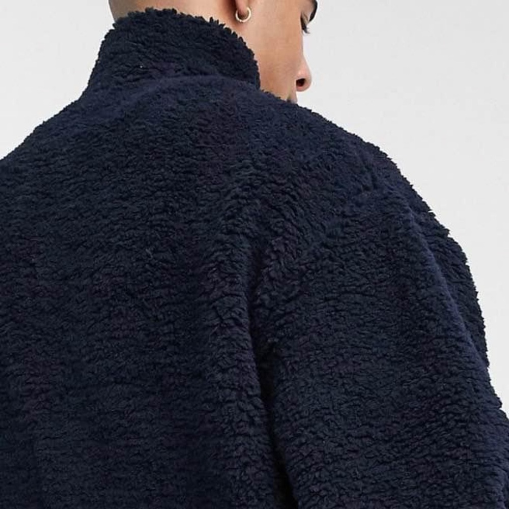 ASOS Black Textured Jacket - Picture 3 of 4